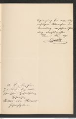 k.k. naturhistorisches Hofmuseum, Intendanzakten 1885-1896 (Hauer), Aktenzahl Z.313/1891, Seite 3
